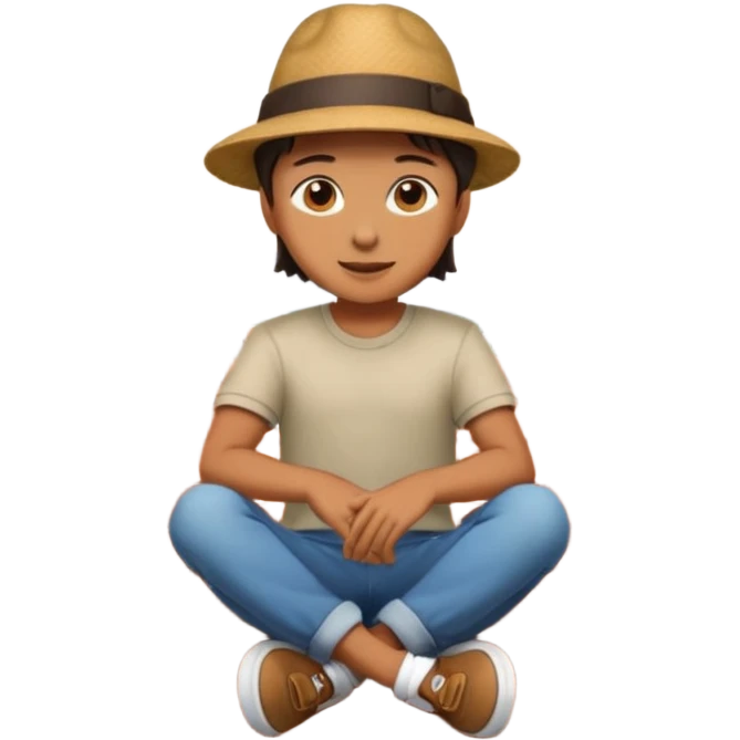 sitting on the roof of a house emoji