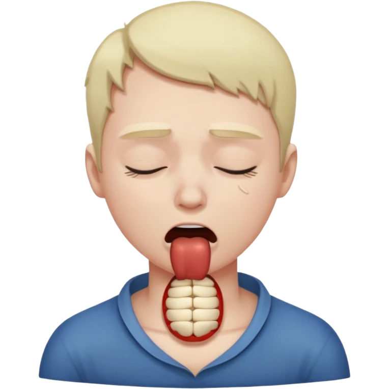 Choking your self emoji