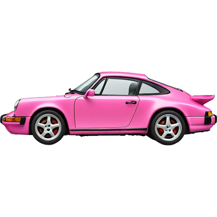 porche 911 pink emoji