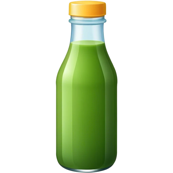 Bottled green juice emoji
