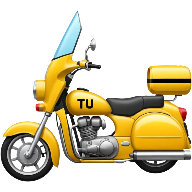 Un taxi que sea una moto emoji