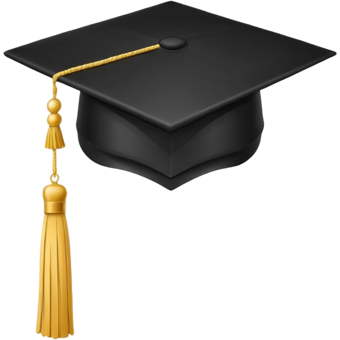 simple graduation cap emoji
