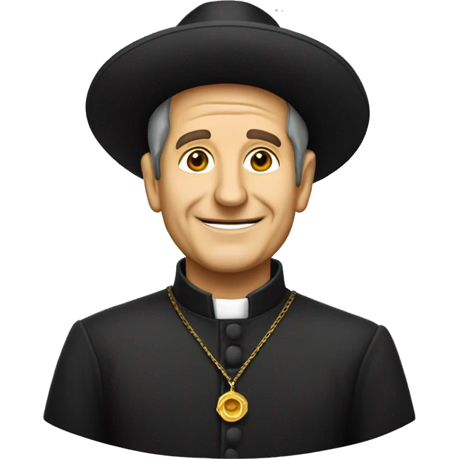 Don Bosco con sombrero religioso emoji