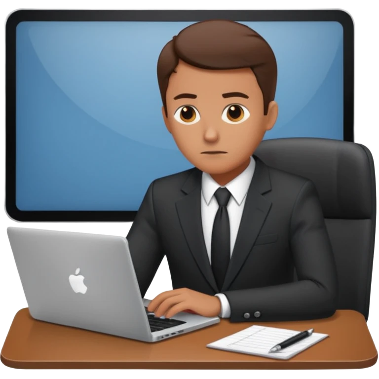 meeting call laptop emoji