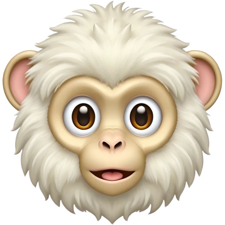 white monkey emoji