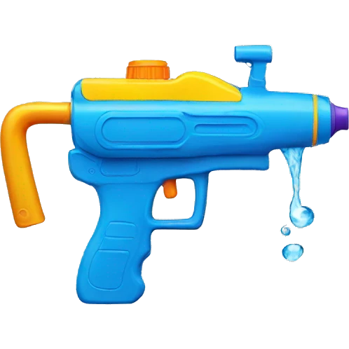 water gun emoji