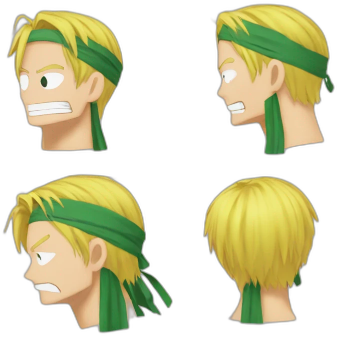 Zoro embrasse Sanji emoji