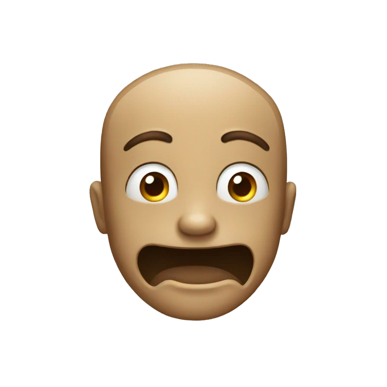 Un emoji qui regarde mal emoji