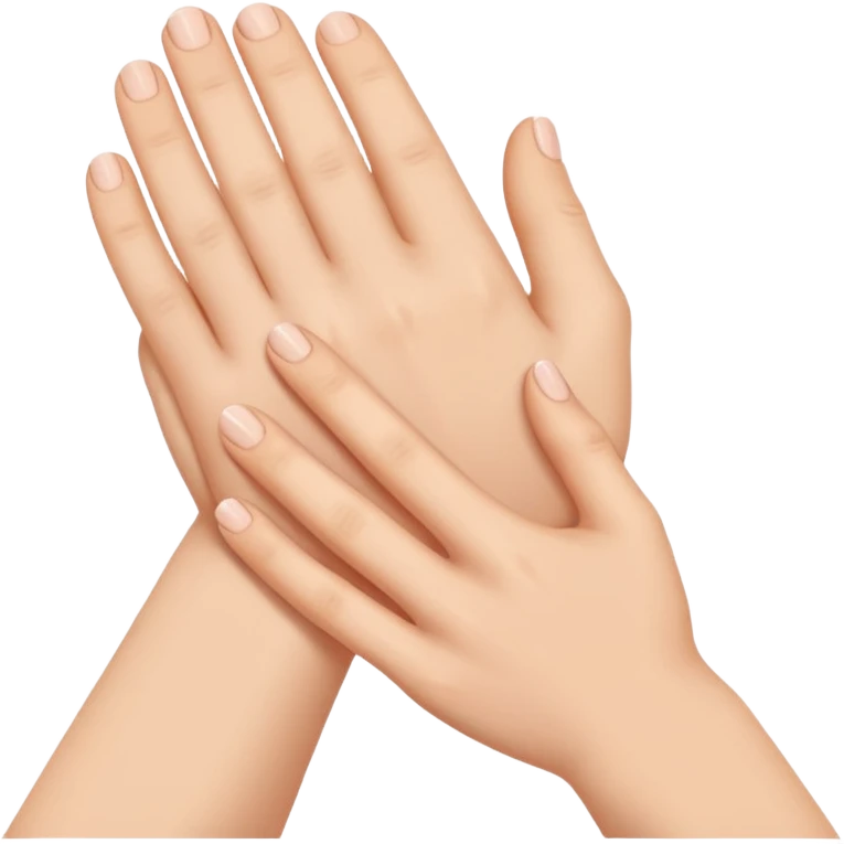 A hand holding other hand's wrist  emoji