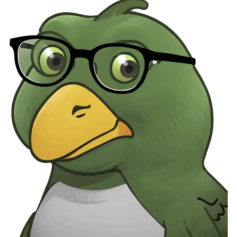 Turkey wearing glasses emoji