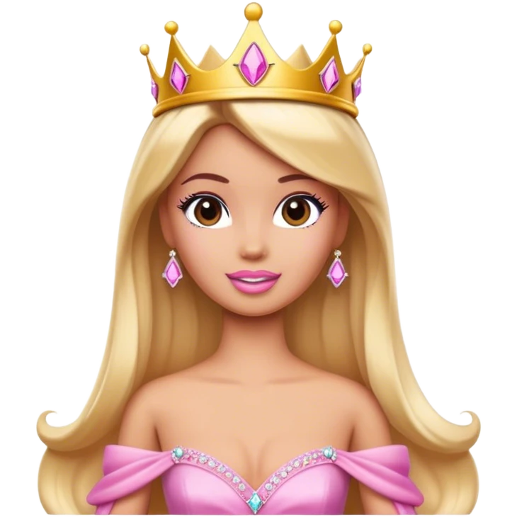 Barbie Princess related emoji emoji
