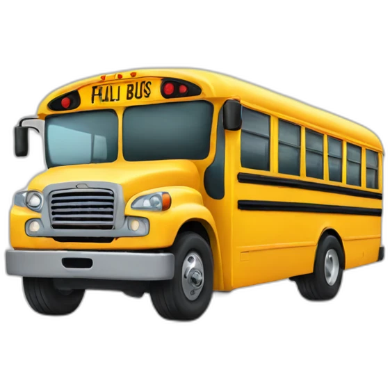 boy fall bus emoji