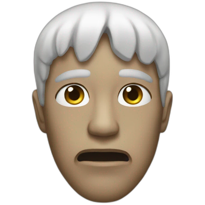 Silence, I'm mewing emoji