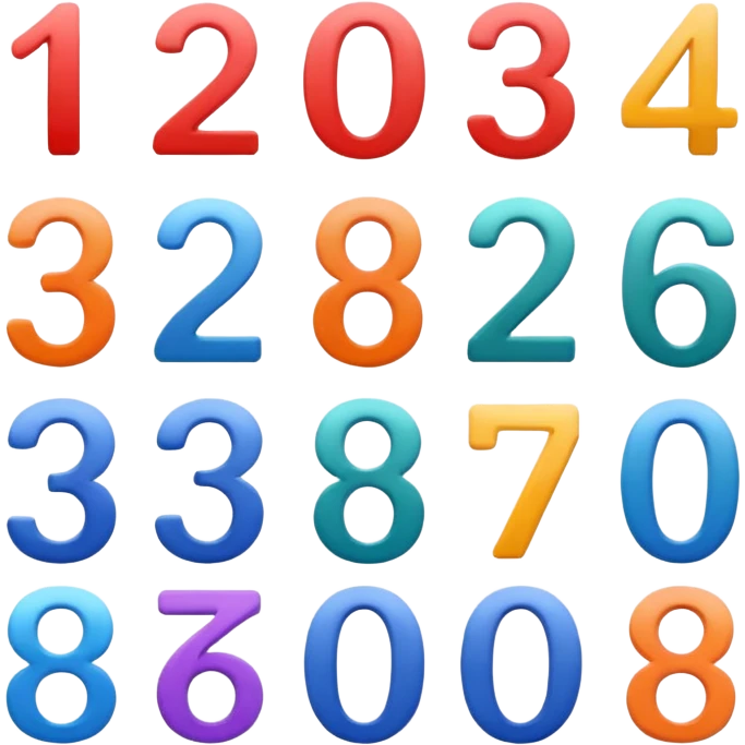 All numbers emoji