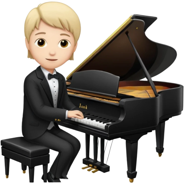 Luthier young pianist  emoji