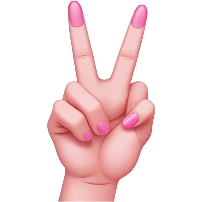 pink middle finger emoji