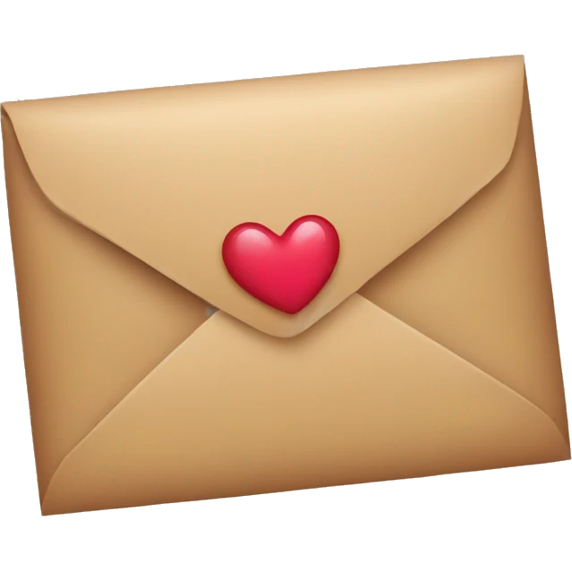 postal with heart  emoji