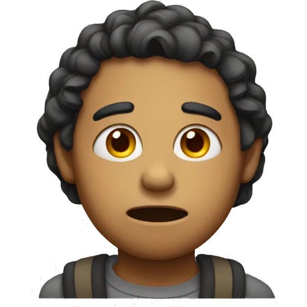 Sad and happy emoji