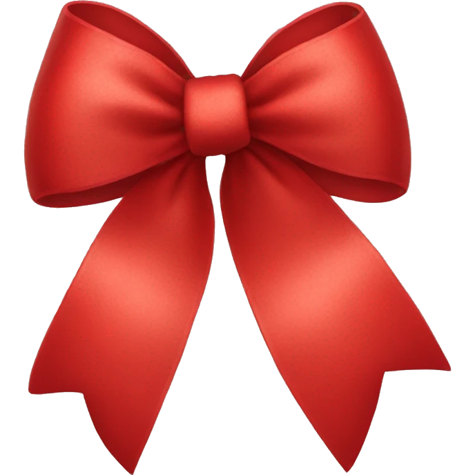 Red bow  emoji