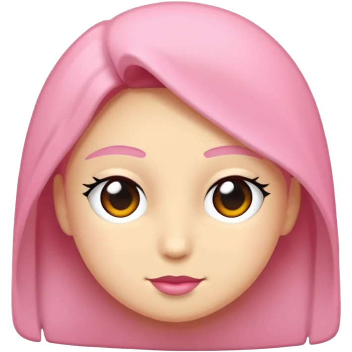 Pembe sihir tozlu ay emoji