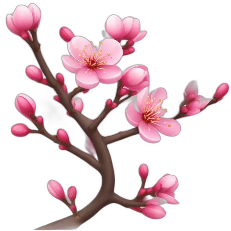  plum blossom emoji