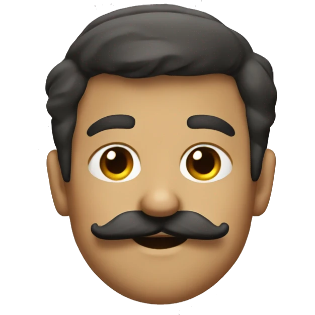 Just A moustache emoji