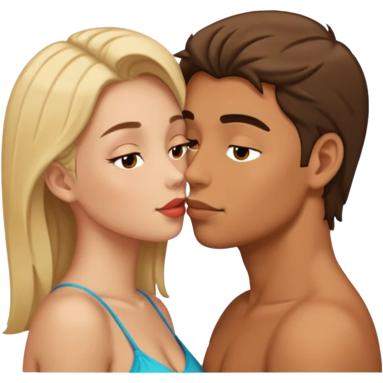 My 2 favourites in my emoji account make out emoji