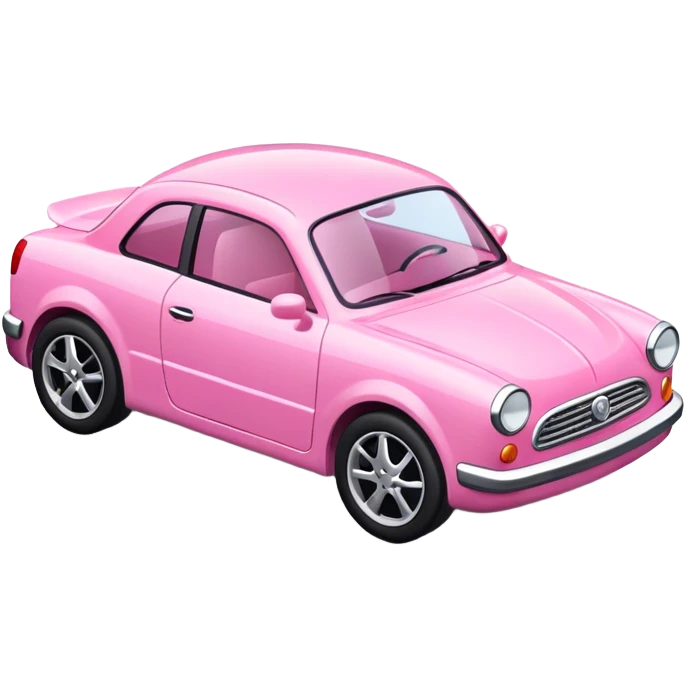 PINK COLOR 2000 YEAR MODEL GIRLS MODEL CAR WITHOUT GIRL CHARCTER emoji