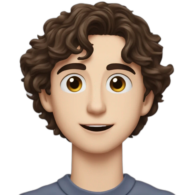 Timothée chalamet doing hearthands emoji