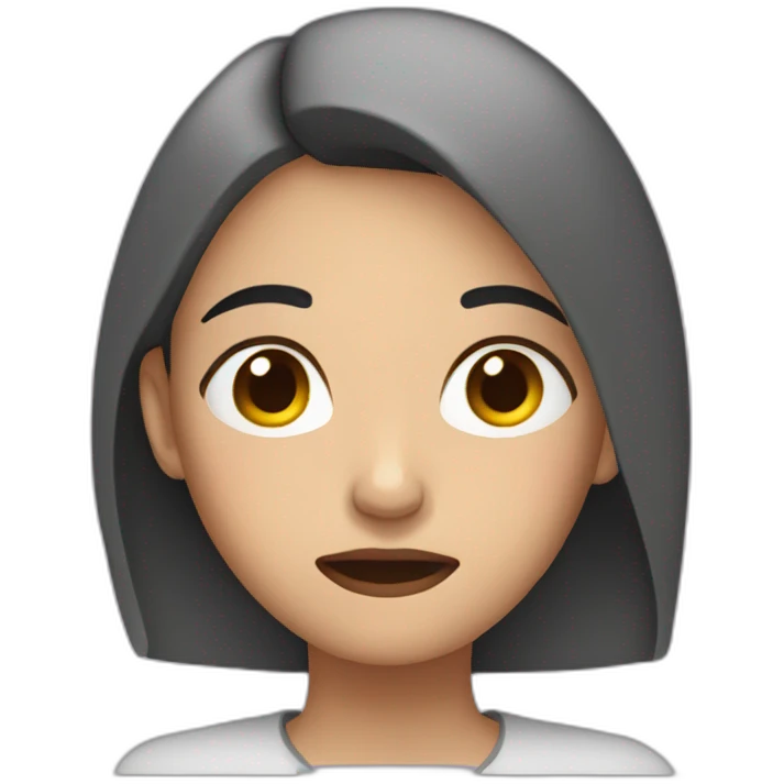 woman feeling pain emoji