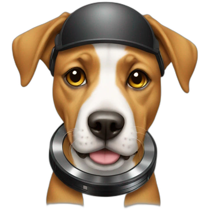 Dj dog emoji