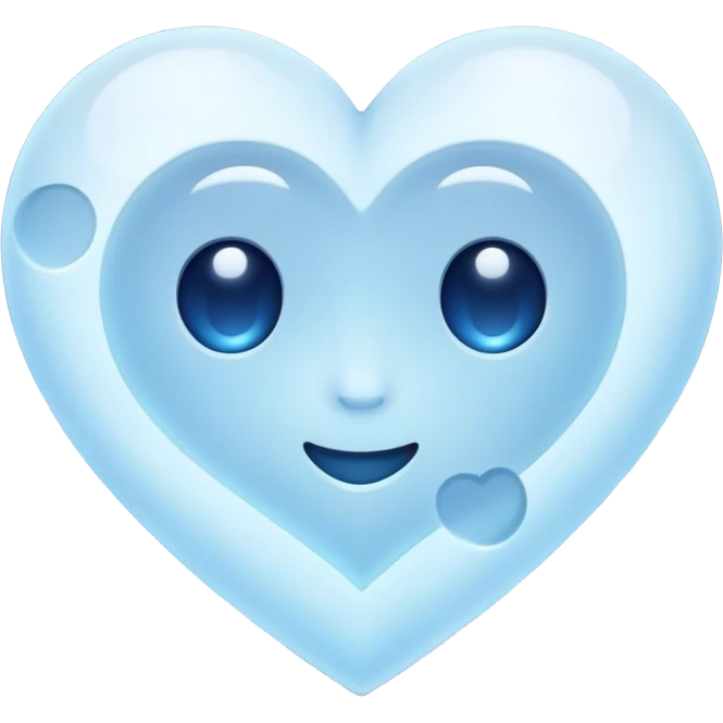 A heart with moonlight in it emoji