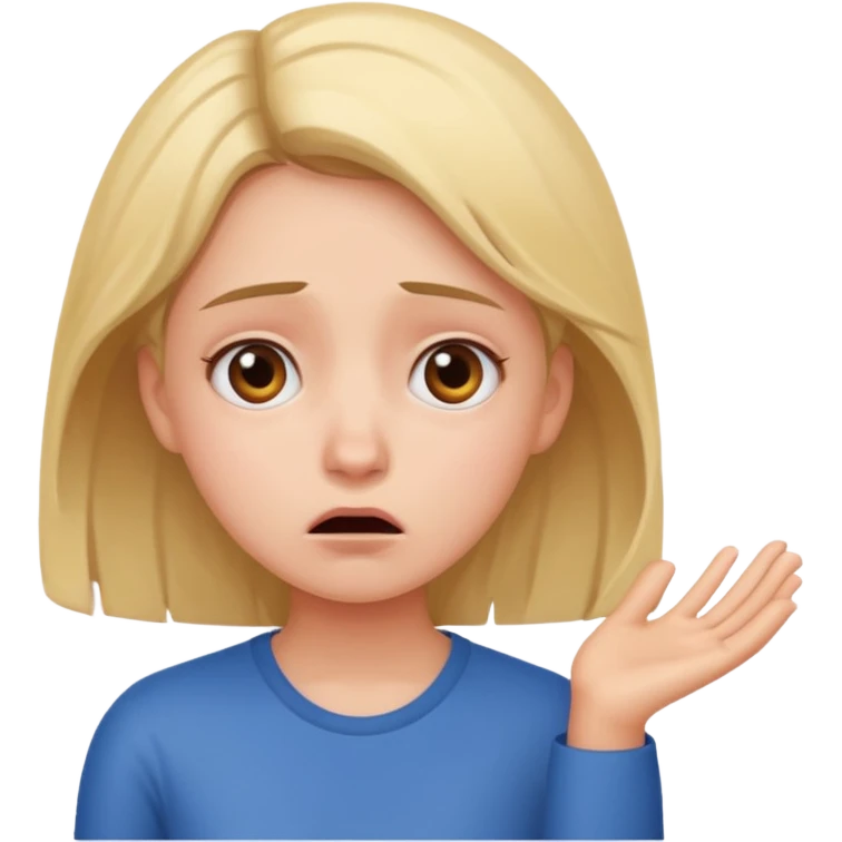 Overstimulated girl emoji