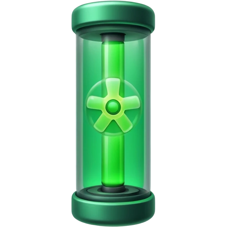 Uranium like inside a tube that we see on tiktok emoji