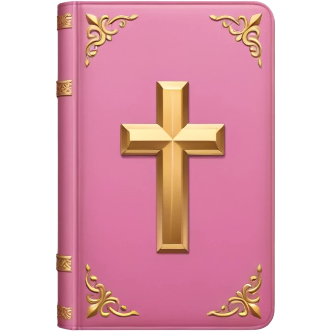 Pink Bible emoji emoji