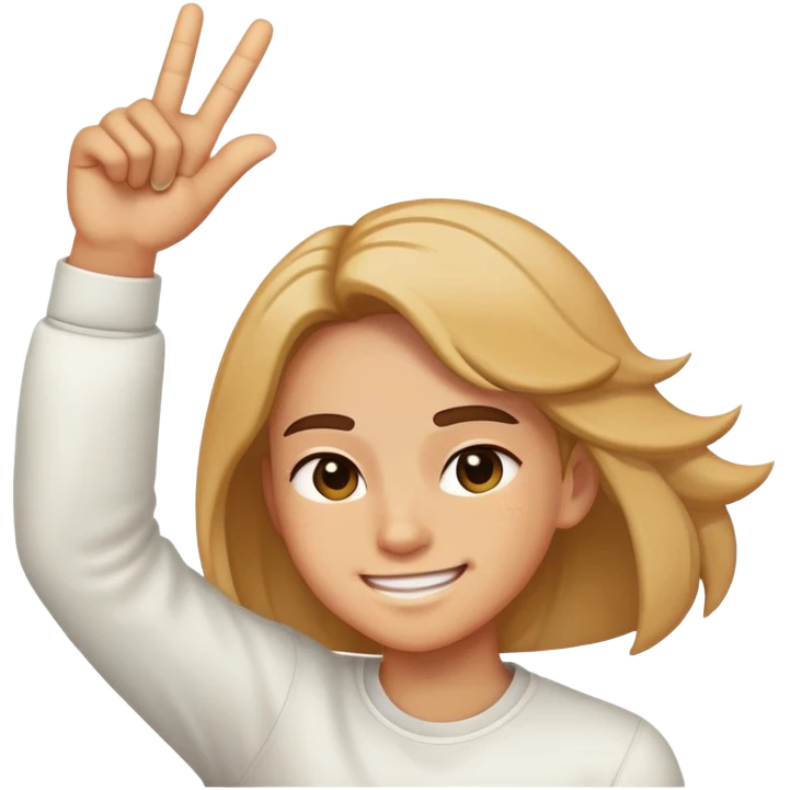 person smirking while dabbing  emoji