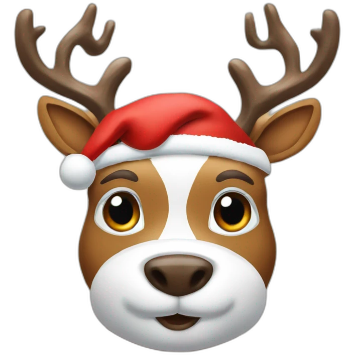 santa claus reindeer emoji