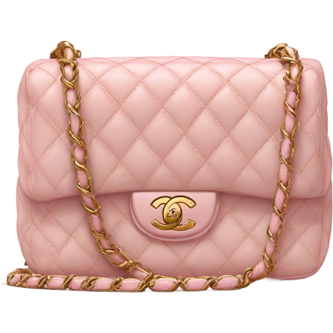 Light pink Chanel bag emoji
