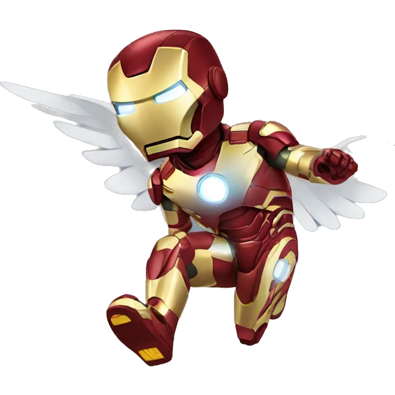 flying ironman emoji