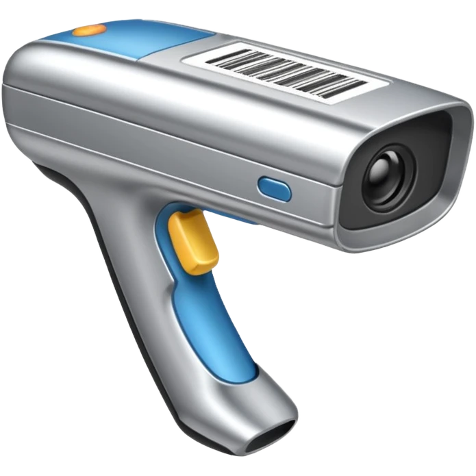 barcode scanner scanning a barcode emoji