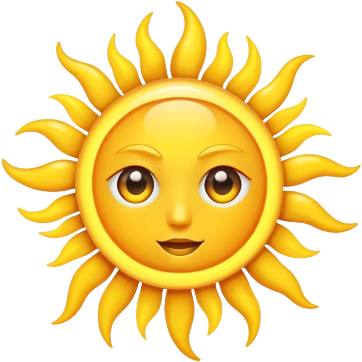 sun with eye emoji