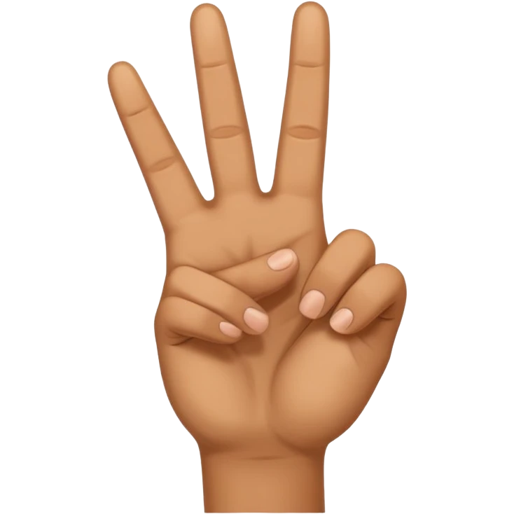 A hand make c emoji