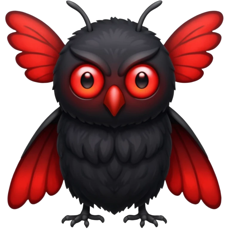Creat an emoji of the mothman emoji