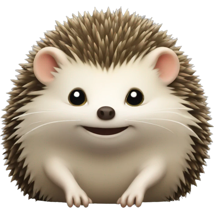 Lucky hedgehog emoji