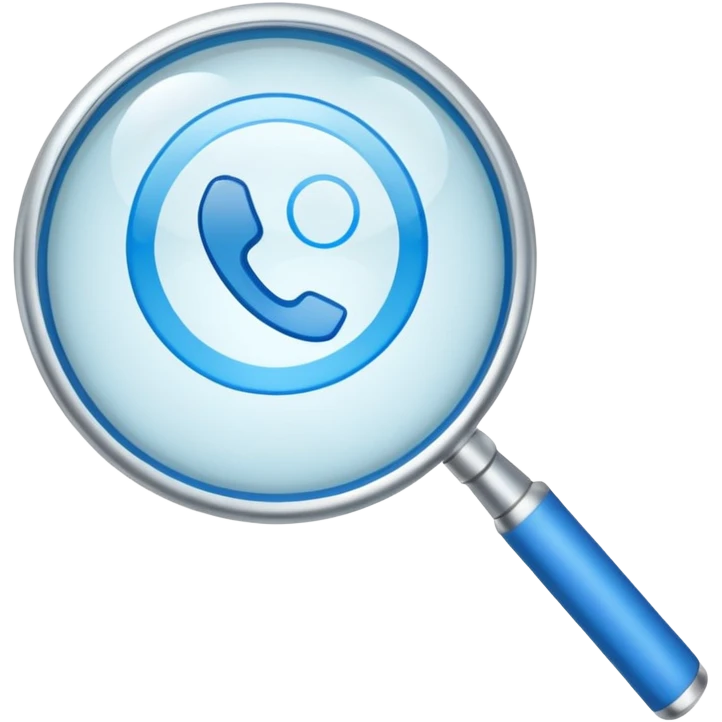  lente di ingrandimento foglio con scritte a risposte multiple blu senza faccia emoji