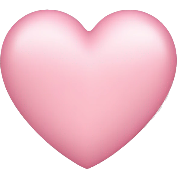 light pink heart emoji emoji