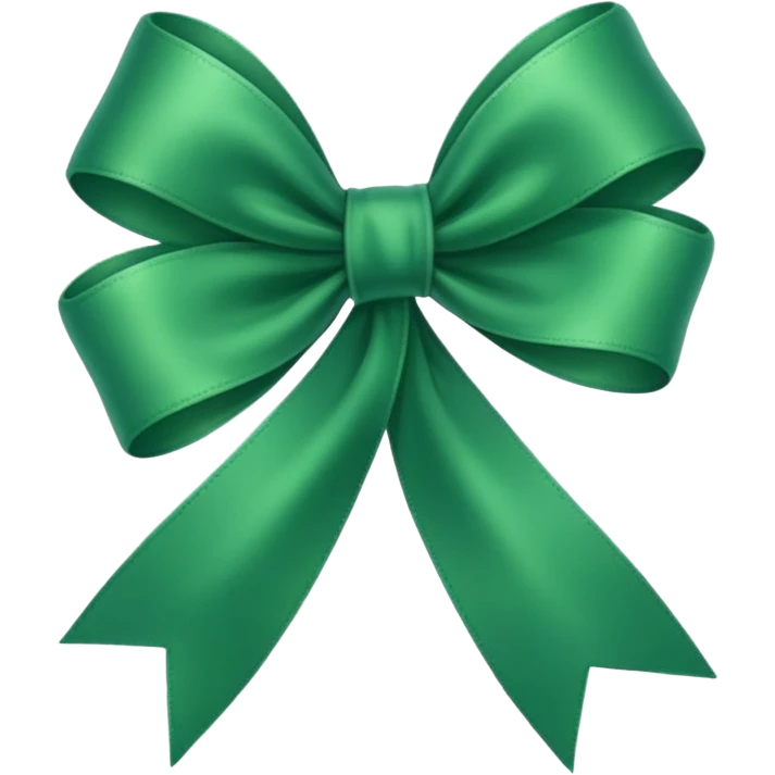 Yeşil kurdele emoji