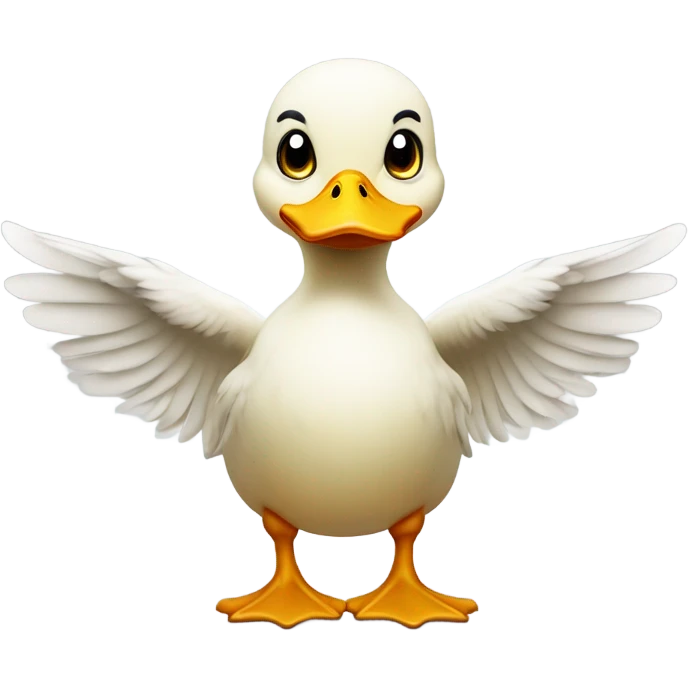 Baby duck annoyed  emoji