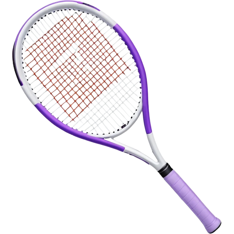 Wilson Soleste 105 Tennis Racquet, white/light purple emoji