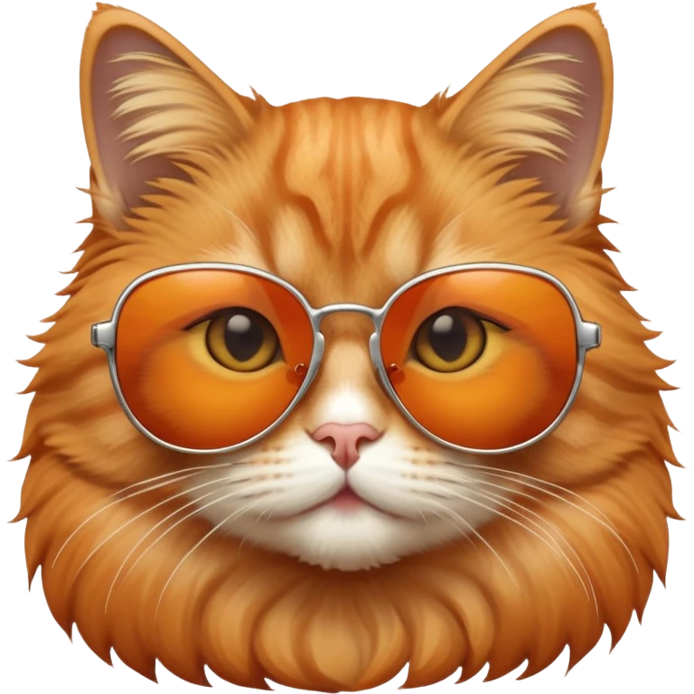 Cat wearing sunglasses emoji